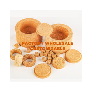 TIANLEI Fabricant Usine vente en gros <span class=keywords><strong>de</strong></span> couvercles <span class=keywords><strong>de</strong></span> bocaux en liège personnalisés, verre avec couvercle en liège, bougie avec couvercle en liège - Product Image 4