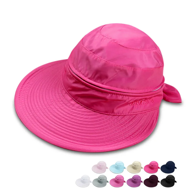 Summer Visor Golf Cap For Women Anti-Uv Sun Protection Sun Hat Ladies Adjustable Soft Sports Hats Girl Topless Caps