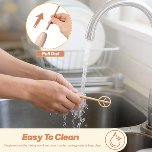 เครื่องตีฟองนมมัทฉะแบบมือถือ ใช้แบตเตอรี่ สำหรับกาแฟ ไข่ และมัทฉะ - Product Image 3