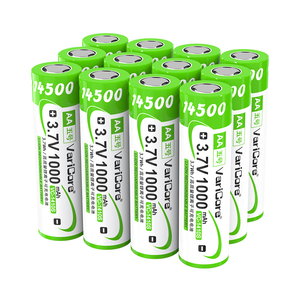 VC-1410S varicoore 14500 dengan ujung AA <span class=keywords><strong>3</strong></span>.7V 1000mAh baterai Lithium isi ulang kapasitas besar untuk Remote Control Mouse dan lain-lain - Product Image 6