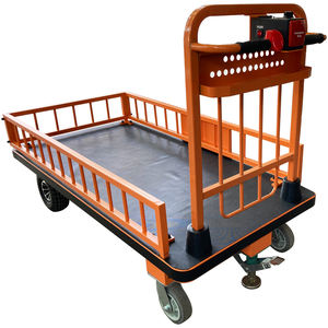 Magazijn Goederen Behandeling Elektrische Trolley Handtrolley Met Batterij Gebruikt In Zeevruchten Groothandelsmarkten Elektrische Vissen Trolley - Product Image 2