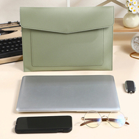 Pochette pour documents A4 de qualité supérieure, élégante et classique, texture litchi, sac à papier pour dossiers, pochette portable pour dossiers avec bouton magnétique