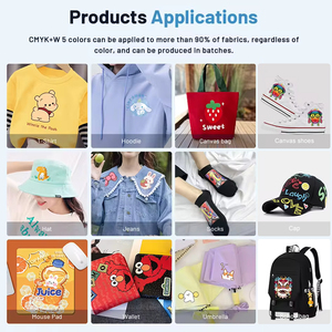 Mycolor dtf máy in impresora 60cm 30cm powderless xp600 i3200 A1 A4 A2 A3 Đầu Kép 4 đầu máy tính để bàn thiết lập tốc độ cao Áo Thun mực - Product Image 4