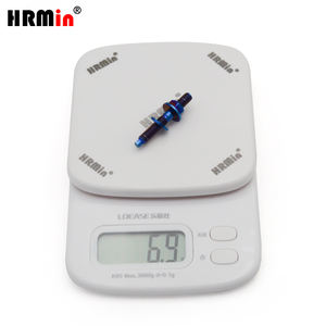 Kit de arandela de tuerca de brida hexagonal de colector de escape de titanio HRMin M6 Color azul para automóviles y motocicletas Gr.5 condición nueva - Product Image 5