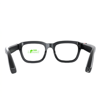 Lunettes Intelligentes avec Écouteurs Intégrés, Double Caméra, Traduction en Temps Réel, Contrôle Tactile/Vocal/Gestuel pour Appels Audio, Photo IA
