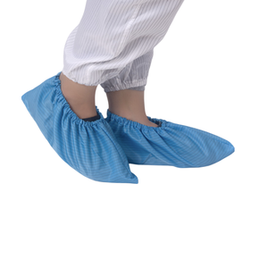Couvre-chaussures <span class=keywords><strong>de</strong></span> salle blanche ESD en fibre <span class=keywords><strong>de</strong></span> carbone polyester réutilisables et lavables avec semelle antidérapante - Product Image 4
