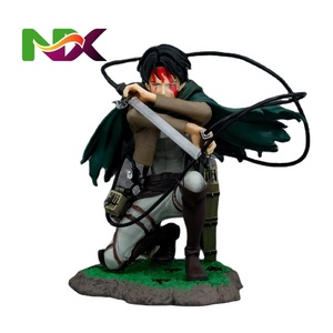 <span class=keywords><strong>Action</strong></span> <span class=keywords><strong>Figure</strong></span> di Levi Ackerman da <span class=keywords><strong>Attack</strong></span> <span class=keywords><strong>on</strong></span> <span class=keywords><strong>Titan</strong></span>, Statuetta in PVC per Cosplay - Product Image 1