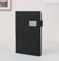 OEM geprägter Logo-Druck Gummiband A5 PU-Leder-Notizbücher Kunden spezifischer Agenda-Planer Journal-Notizbücher