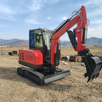 Mesin Penggali 3 Ton Berkinerja Tinggi Ditenagai Mesin untuk Proyek Penggalian Pertanian Mini Excavator