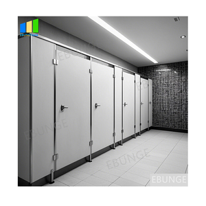 Cloisons de toilettes en HPL phénolique durables au design moderne, étanches, pour cabines de <span class=keywords><strong>douche</strong></span>, WC, cloisons de toilettes, hôpitaux - Product Image 1