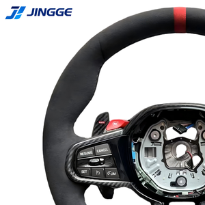 Volante Deportivo de Alcántara para <span class=keywords><strong>BMW</strong></span> G20 G22 G30 G31 M2 G87 <span class=keywords><strong>M3</strong></span> G80 M4 G82 G42 M5 F90 F80 F82 F95 X3M F97 M340i M440i - Product Image 2