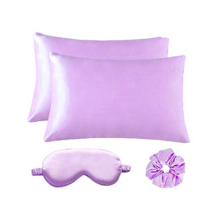 Ensemble cadeau de luxe 100% soie, taie d'oreiller en soie, masque pour les yeux en soie et taie d'oreiller en soie, ensemble cadeau - Product Image 1