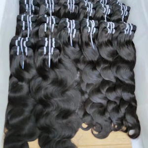 Extensions de cheveux humains Letsfly 9A, 42g, mèches de cheveux Remy, couleur naturelle, style lisse et bouclé, 100% cheveux humains - Product Image 1