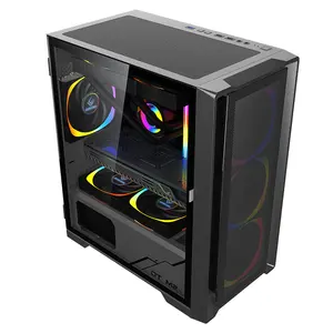 Custodia per PC da gioco Desktop ATX M-ATX di vendita calda di fabbrica con alta qualità per PC Gamer PC Cabinet CPU