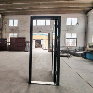 Puerta de Acero Contra Incendios con Vidrio, Apertura Manual, para Casas, Edificios, Salas de Estar, Salida de Emergencia, Resistencia al Fuego de 1 Hora, Barra Antipánico - Product Image 3