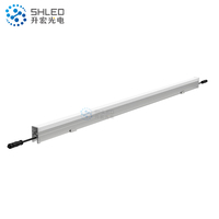 DC48V DC24V dmx led rgb pixel barre linéaire led laveuse murale lumière pour led éclairage de façade linéaire modulaire