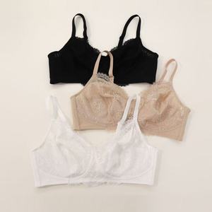 Reggiseno in Pizzo <span class=keywords><strong>a</strong></span> Copertura Totale <span class=keywords><strong>con</strong></span> <span class=keywords><strong>Ferretto</strong></span> per Taglie Forti, Traspirante, Push-up per Seno Grande, Intimo Sexy - Product Image 6