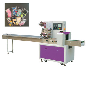 Machine d'emballage pour chaussettes et sous-vêtements en coton, chaussettes, bas, gants, emballage en flux - Product Image 1