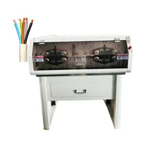200mm stripping length large copper wire cable cutting stripping machine with belt feeding with good performance
