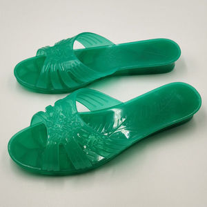 Guangdong vintage-style <b>slippers</b>, nostalgic classic crystal <b>slippers</b>, old-fashioned plastic <b>slippers</b>, women's summer outdoor - Product Image 1