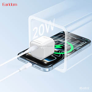 Cargador de Pared USB C Earldom de 20W, Cargador Rápido GaN+ con USB C para iPhone 17/16/15 - Product Image 3
