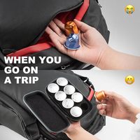 Nouvelle mallette de transport de protection mince pour dosette de café nespresso impression personnalisée logo dosette café capsule boîte-cadeau avec mousse amovible