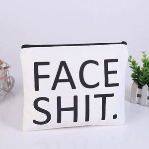 Bolsa de Lona con Cierre y Logotipo, Ecológica, de Algodón, para Lápices, Cosméticos, Personalizable con Impresión, Venta al Por Mayor - Product Image 4