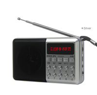 Radio portable multibandes AM/FM/USB avec enregistreur vocal et lampe torche (KK66A)