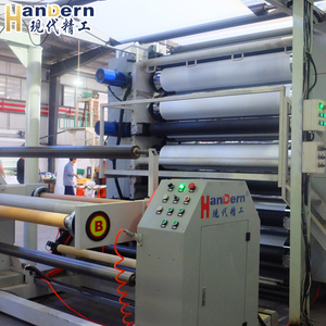 Máquina de película fundida de TPU/EVA de un solo tornillo de coextrusión multicapa Bomba Control PLC Guantes de alta precisión Ropa con PE PET - Product Image 4