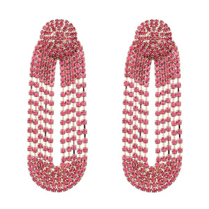 Boucles d'oreilles pendantes Kaimei <span class=keywords><strong>100</strong></span> Designs, bijoux fantaisie de luxe, brillance strassée, style féerique, pour femmes, boucles d'oreilles tendance en strass et diamants - Product Image 2