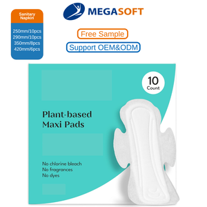 Toallas Sanitarias Desechables Ultrafinas para Mujer, Alta Absorbencia, Protección Extra Larga para la Noche, con Alas, Transpirables - Product Image 1