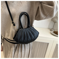 Nouveau Sac à Main Bandoulière Grande Capacité Tendance Couleur Unie Style Occidental Automne 2026