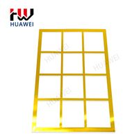 HUAWEI Meubles décoratifs Cadres de canapé en acier inoxydable Motif décoratif en métal Poignée de canapé Cadre de meuble design