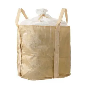 Sac en polypropylène (PP) de 1 tonne (2000 kg), durable, de type <span class=keywords><strong>Flexcon</strong></span>, pour emballage en vrac, blanc, pour la construction - Product Image 1