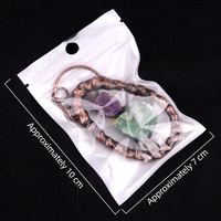 2176 Pierre semi-précieuse naturelle brute, pièce de cristal polie, pendentif, breloque, accessoire de bijoux pour collier DIY Yiwu