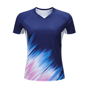 T-<span class=keywords><strong>shirt</strong></span> personnalisé de haute qualité, nouvelle marque, respirant, uniforme, t-<span class=keywords><strong>shirt</strong></span> de <span class=keywords><strong>badminton</strong></span> <span class=keywords><strong>pas</strong></span> <span class=keywords><strong>cher</strong></span> pour hommes - Product Image 6
