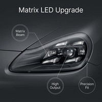 Pour Porsche Cayenne 957 9PA : Ensemble de phares LED Matrix 07-10, mise à niveau style 2021, transformation de phares anciens en nouveaux avec DRL, Plug & Play