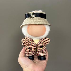 Ropa de Moda para Muñecas, Accesorios para Muñecas de Peluche de 17 cm, Traje con Tirantes, Material de Algodón, Estilo de Dibujos Animados, Alta Calidad, Escala 1:3 - Product Image 4
