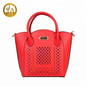 TM279 barato 2018 Venta caliente mujer punzonadora <span class=keywords><strong>de</strong></span> pu bolsas mat con papel <span class=keywords><strong>de</strong></span> colores y barato importado bolso - Product Image 6