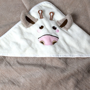 Serviette de bain pour enfants 85*150cm Design animal personnalisé Serviette de bain pour bébé en velours absorbant doux et corail - Product Image 5