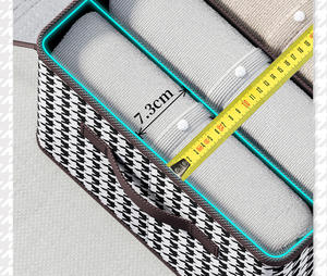 Boîte de rangement en gros pour jeans avec couvercle, organisateur de placard, tiroir à vêtements, armoire à pantalons - Product Image 3