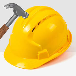 خوذة صلبة بست نقاط لحماية الرأس في مواقع البناء - Product Image 4