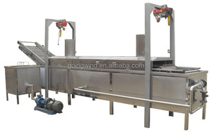 <span class=keywords><strong>Friteuse</strong></span> industrielle automatique à bande transporteuse continue pour frites inclinées, idéale pour le manioc, à prix avantageux - Product Image 2