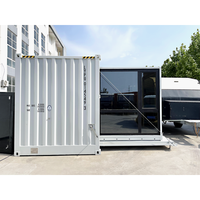 Maison préfabriquée pliable en conteneur de 20 pieds à vendre, maisons conteneurs extensibles