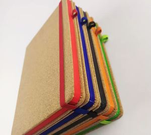 Carnets scolaires A5 en cuir et liège écologique, promotionnels et très demandés, pour étudiants, avec logo personnalisé - Product Image 4