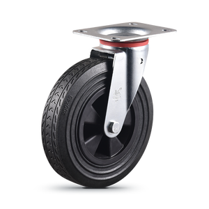 Vima phong cách khác nhau 8 inch cao su + PP Tấm xoay chất thải bin bánh với phanh - Product Image 1