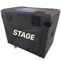 250W Leistungsstarker RGBW Moving Head LED-Scheinwerfer im Flightcase mit DMX512-Steuerung für Dynamische Lichteffekte Bühnenlicht