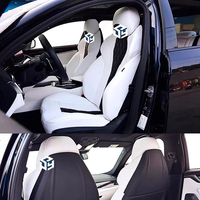 Pour BMW F30 F80 F10 M3 M5 X3 : Accessoires intérieurs de voiture améliorés, sièges baquet sport racing, revêtement en cuir personnalisé et siège en mousse.