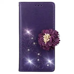 For Nokia 6.2 2.2 4.2 3.2 3.1 7.1 5.1 6.1 2.1 8 7.2 Bling Colorful Diamond Retro Embossed Lucky Clover Wallet Phone Case shell