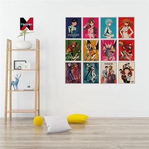 Póster de película EVA nueva edición Evangelion pared sin marco impresión de alta calidad al por mayor para decoración de cine Anime Art Picture Core - Product Image 2